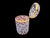 French Opaline Glass Jewelry Box with Marble Effect, 1890s For Sale - Image 3 of 7