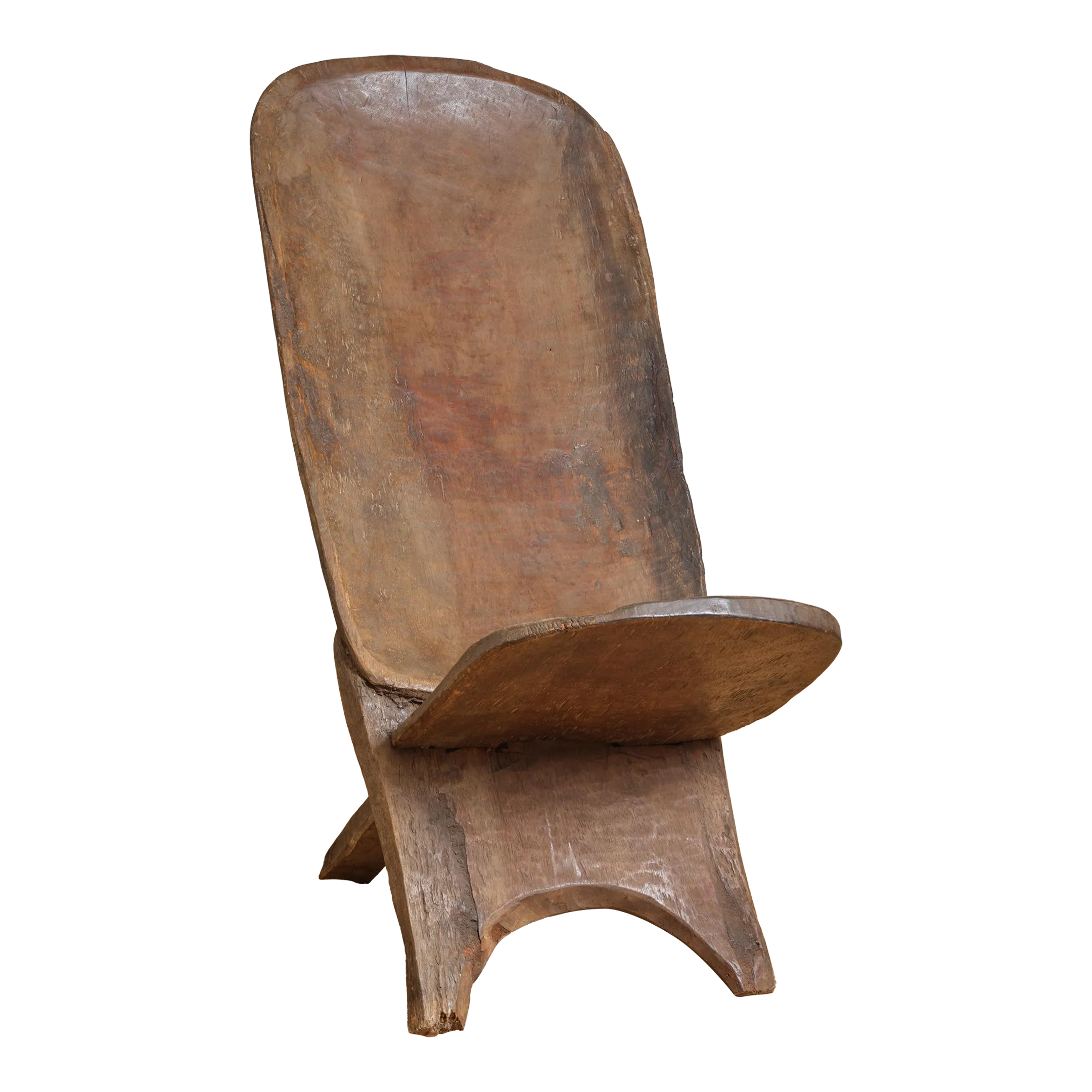 アフリカの木製椅子 vintage-african-chair-7333