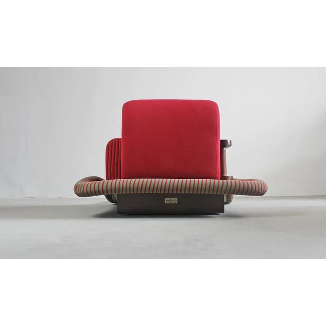 Ettore Sottsass Flying Carpet Lounge Chair by Ettore Sottsass for Bedding Brevetti, 1975 For Sale - Image 4 of 7