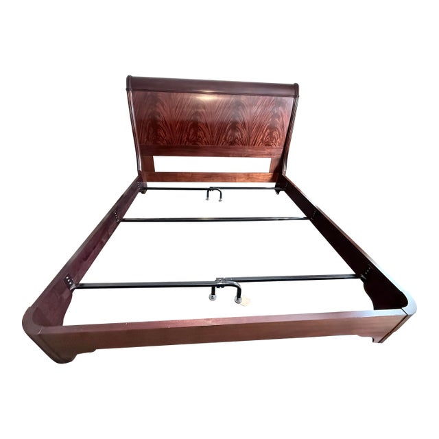 Henkel Harris Mahogany Euro King Bed For Sale