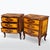 Antique Neo-Baroque Bedside Tables with Inlays, 1910s, Set of 2 For Sale - Image 4 of 9