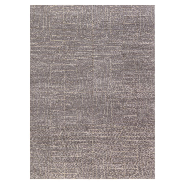 Modern Abstract Wool Rug by Doris Leslie Blau For Sale