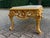 1970s Italian Baroque Gold Beech Marble Coffee Table For Sale - Image 11 of 12