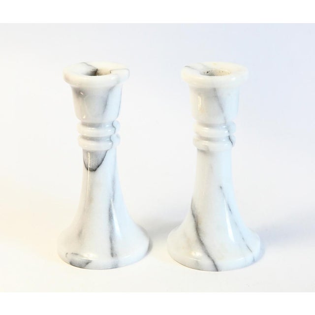 Marble Candle Holders A Pair Chairish