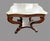 Antique Empire Marble Top Center Table Mahogany Parlor Console Sofa Table For Sale - Image 9 of 11