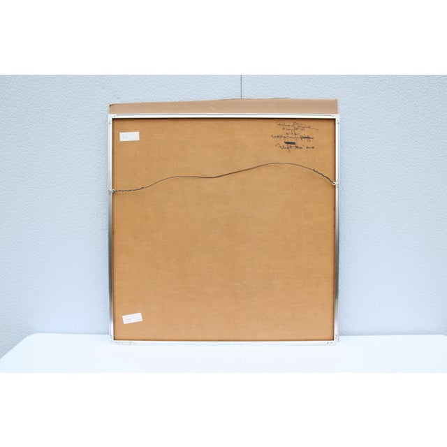 1988 Richard Hammond Flight-3 Abstract Expressionism Artwork Enamel and Resin For Sale - Image 18 of 18