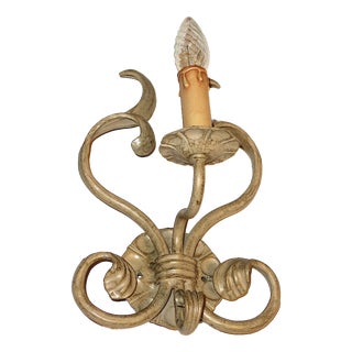 Vintage Wrought Iron Wall Lamp from Koch & Sons, 1930s For Sale