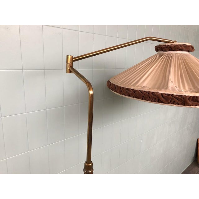 Vintage Adjustable Brass Floor Lamp, Italy, 1950s For Sale - Image 11 of 18