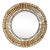 Vintage Round Rattan Mirror by Matt Carr for Umbra For Sale