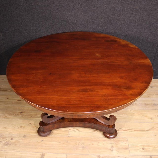 Brown 19th Century Dutch Mahogany Table, 1880s For Sale - Image 8 of 13
