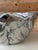 Vintage Cabbage-Form Cast Metal Decorative Bowl With Pewter-Tone Finish For Sale - Image 9 of 11