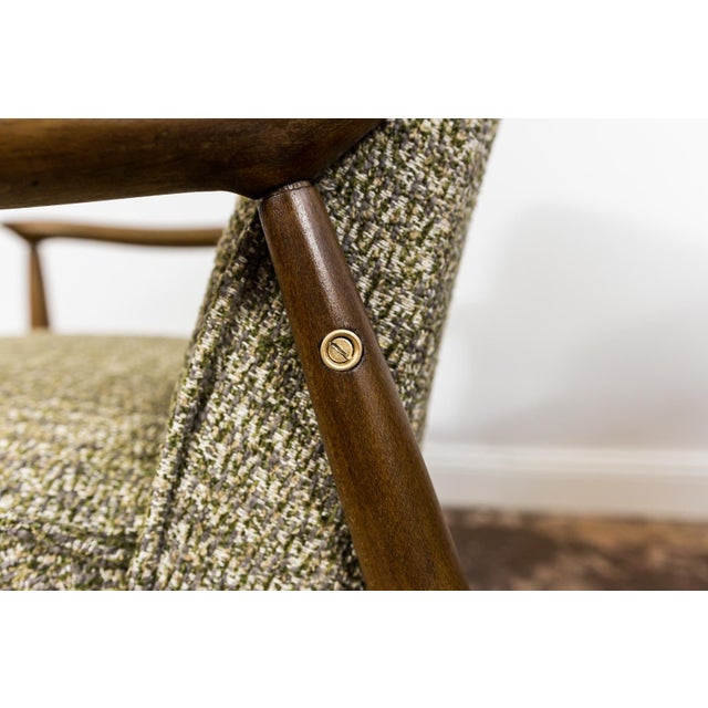 Wood Mid-Century Modern GFM 87 Armchair by Juliusz Kędziorek for GFM, Poland, 1960s For Sale - Image 7 of 16