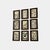 Green Antique Butterfly Print Gallery Wall Set in Walnut Frames - 9-Piece For Sale - Image 8 of 10