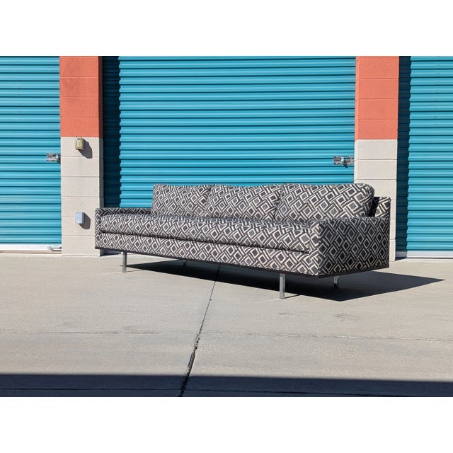 Discover a stunning Vintage Mid Century Modern Couch, inspired by the iconic style of Milo Baughman, circa 1970s. This...