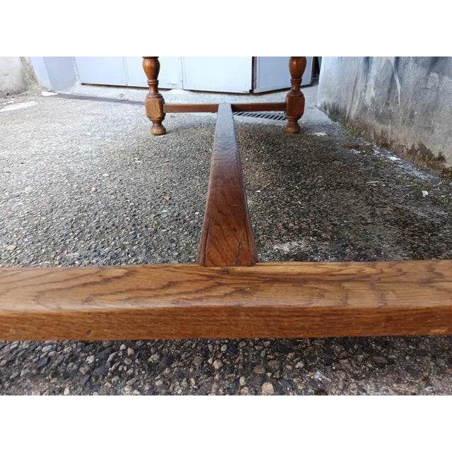 Antique Oak Farmhouse Table, 1890s For Sale - Image 17 of 18