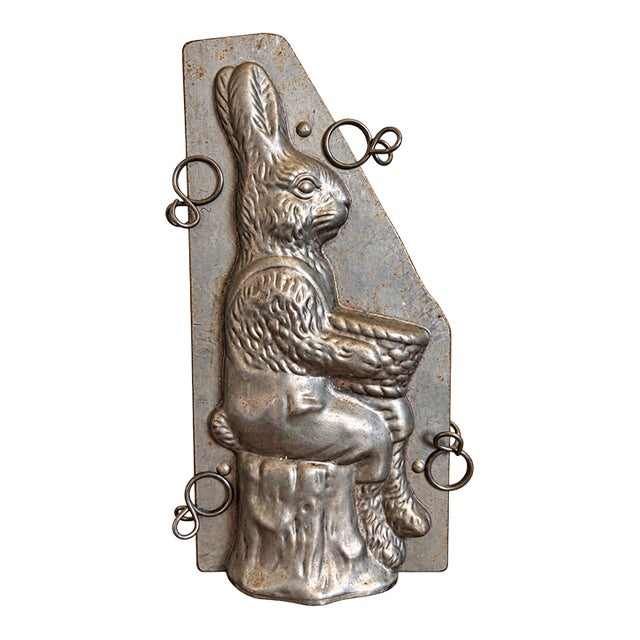 Antique Bunny Candy Mold For Sale