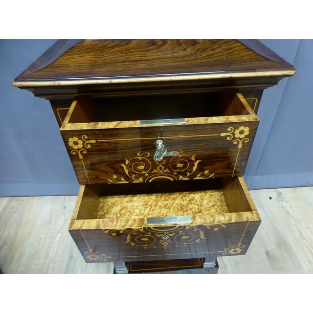 Antique French Rosewood Side Table For Sale - Image 4 of 13