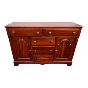 Mid 20th Century Vintage Solid Cherry Sideboard