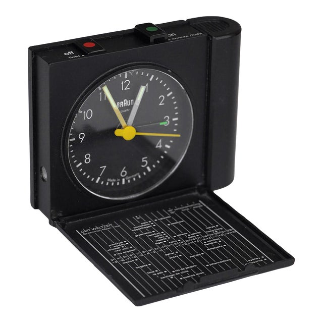 Alarm Clock Ab 313 Sl by Dietrich Lubs and Dieter Rams for Braun For Sale