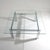 Square Coffee Table in Glass and Steel, 1970s For Sale - Image 6 of 12