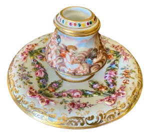 Porcelain Candleholder from Capodimonte