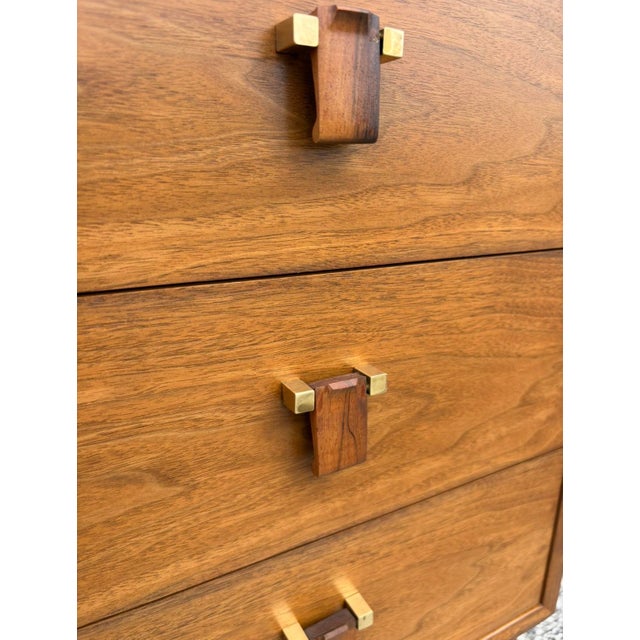 Fully-Refinished Mid Century Edward Wormley for Dunbar Dresser For Sale - Image 13 of 16