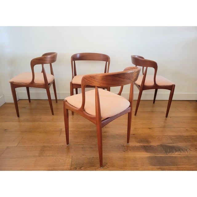 Mid-Century Modern Vintage No. 16 Dining Chairs by Johannes Andersen for Uldum, Set of 4 For Sale - Image 3 of 18