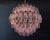 Spherical Murano Glass Candelier with 140 Pink Glasses For Sale - Image 13 of 18