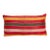 Tara Striped Gujarati Mashru Lumbar Pillow For Sale