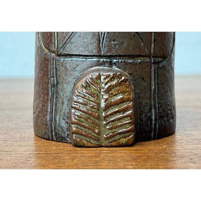 Mid-Century Modern Swedish Studio Pottery Bagdad Series House 2 by Bertil Vallien for Gustavsberg 1960s For Sale - Image 12 of 18