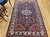 Vintage Persian Bakhtiari Rug, Handwoven Wool, Floral Pattern, Navy & Ivory, 5x7 For Sale - Image 13 of 14