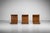 Brown Vintage Jan De Jong Praying Benches, 1966, Set of 3 For Sale - Image 8 of 18