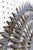 Late 20th Century Hand Cut Metal Sun Wall Sculpture by Almann Ulysse For Sale - Image 5 of 5