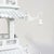 Vintage Large-Scale Seven-Tier Chinoiserie White Painted Tole Pagoda Tower For Sale - Image 9 of 13
