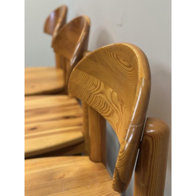 Wood Pine Dining Chairs by Rainer Daumiller, Denmark, 1970s, Set of 6 For Sale - Image 7 of 14
