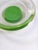 Modernist style Murano glass bowl produced in Italy during the 1970s. Executed in clear glass with a submerged opaque...