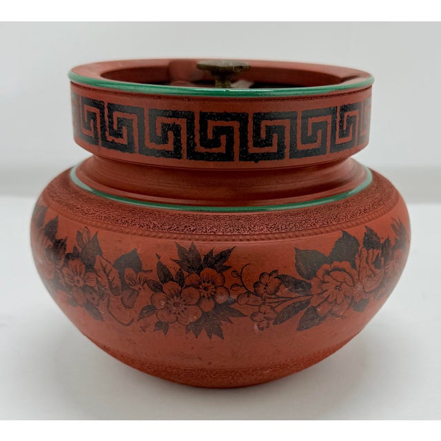 John Middleton English Redware Neoclassical Style Humidor, C. 1900 For Sale In Providence - Image 6 of 12