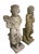 this is a delightful pair of vintage cast stone statues. Standing at 30 inches tall, these figures depict a young boy and...