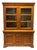 Vintage Wood 2-Piece Cabinet For Sale