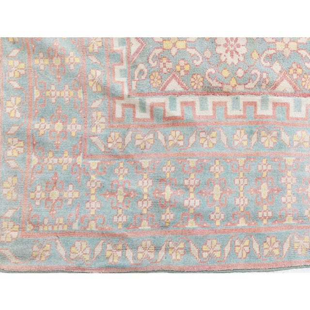Cotton Agra Rug For Sale In New York - Image 6 of 9