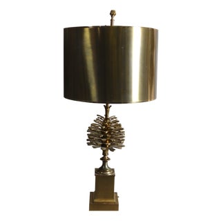Bronze Lamp from Maison Charles, 1970s For Sale