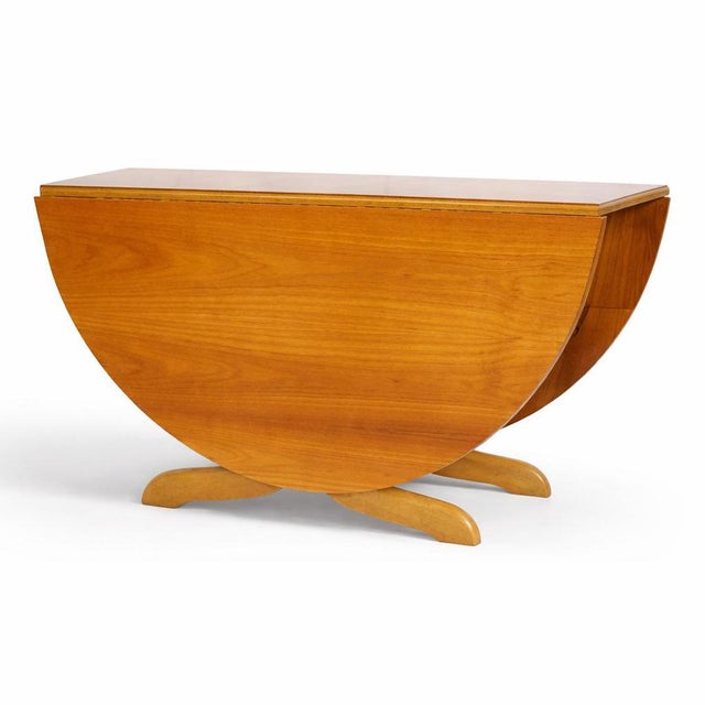 Teak Drop-Leaf Dining Table from Morris of Glasgow For Sale - Image 10 of 10