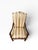 Pair of Pearson Furniture Armchairs – Striped Upholstery & Curved Silhouette For Sale - Image 10 of 15