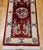 Red Vintage Chinese Art Deco Hand-Knotted Rug, Floral Motif, Wool, 1900s, 3' x 5' For Sale - Image 8 of 13