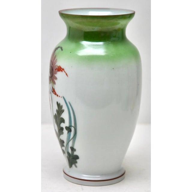 Art Nouveau French Handmade Opaline Vases, 1923, Set of 2 For Sale - Image 6 of 10