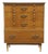 Ballman Cummings Solid Hard Rock Maple Colonial Early American 36" Chest of Drawers For Sale
