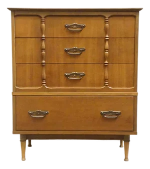 Ballman Cummings Solid Hard Rock Maple Colonial Early American 36" Chest of Drawers