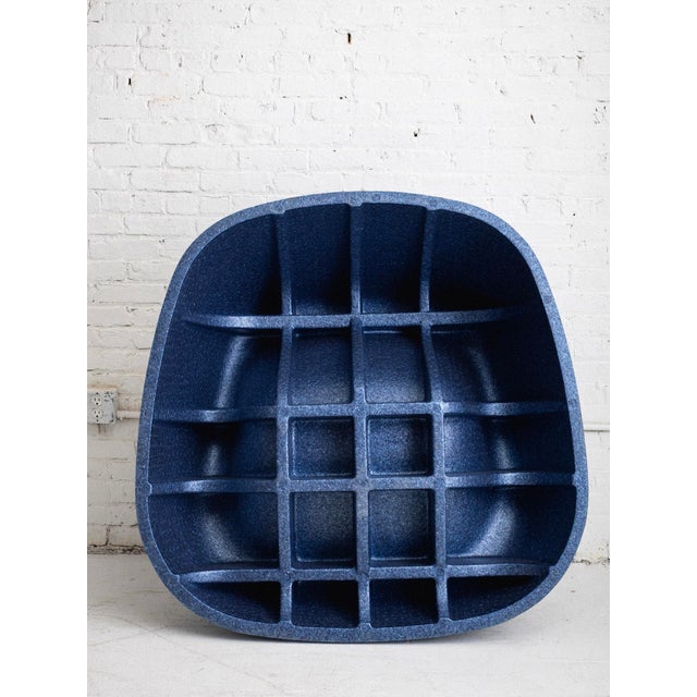 Ross Lovegrove "Air One" Lounge Chair for Edra, Blue For Sale - Image 11 of 12