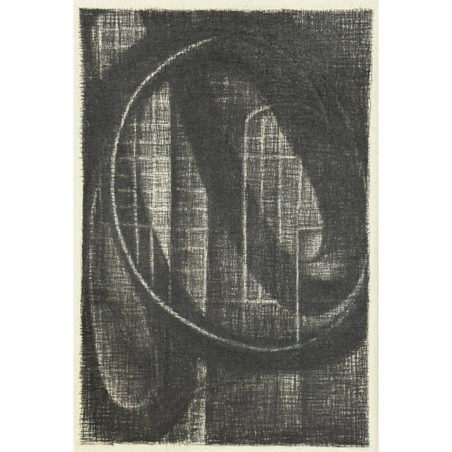 Contemporary “Remembrance of a Fragile Dream Ii” Charcoal Study on Heavyweight Paper, Matted/Richard Serra/Sol LeWitt For Sale - Image 3 of 4