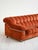 Orange Vintage Rust-Colored Velvet Sofa with Metal Details, 1970s For Sale - Image 8 of 11